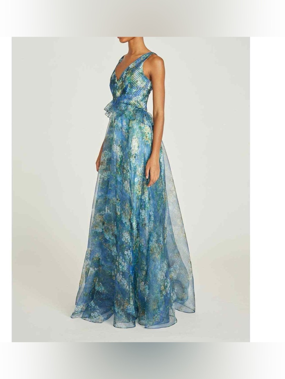 Theia Antoinette V Neck Sleeveless Gown size 8